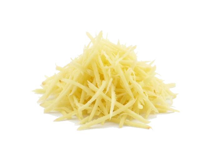 Frisch geraspelter Bio-Ingwer* **