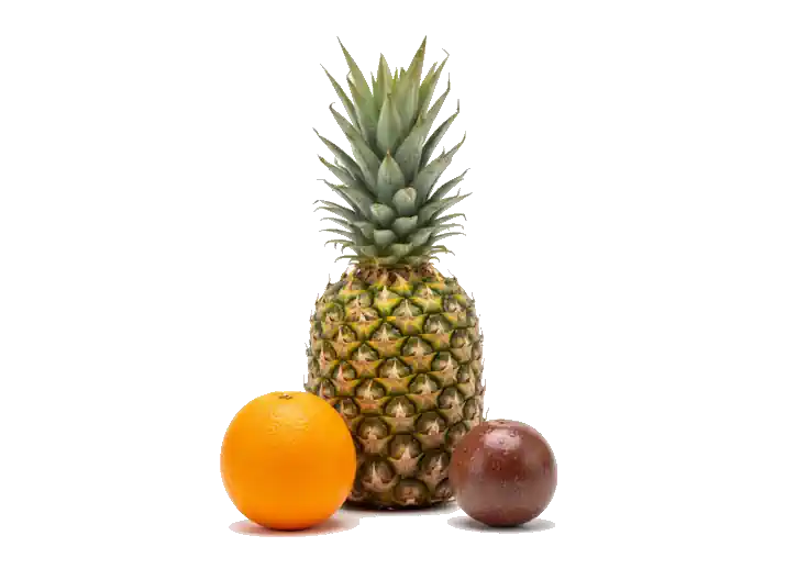 Orangen-, Ananas- & Passionsfruchtsaft